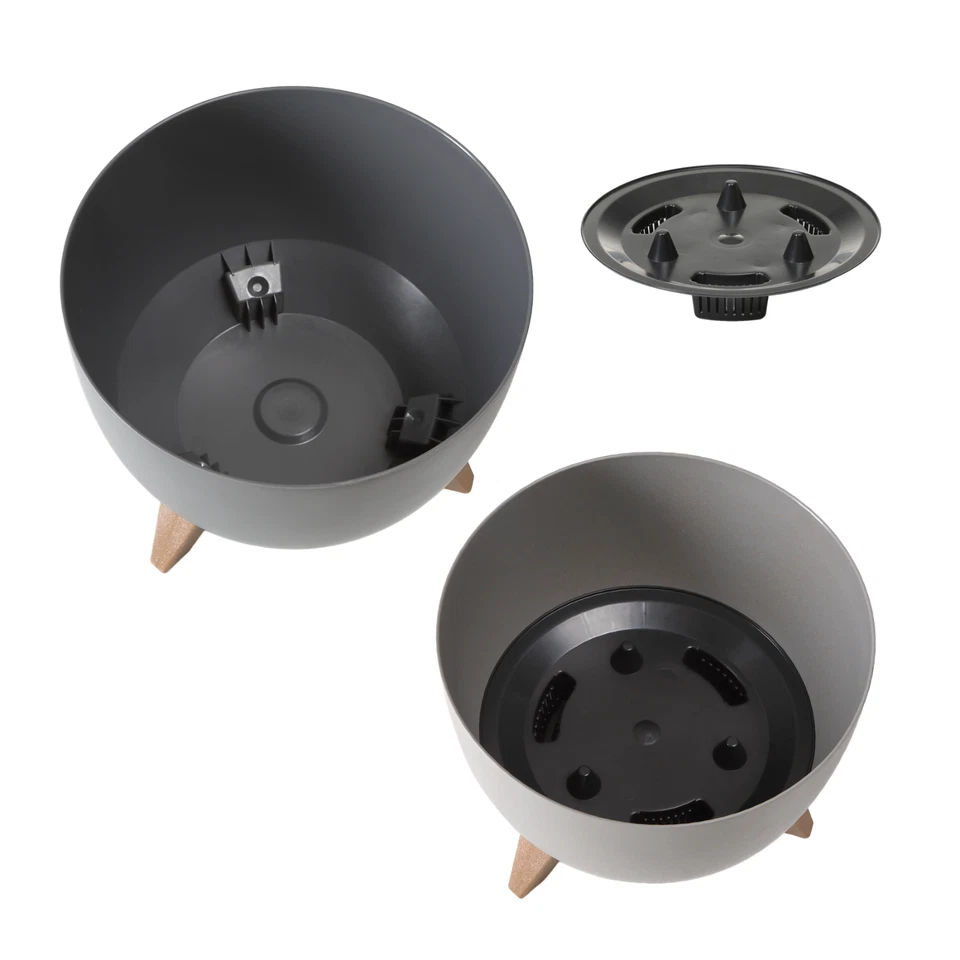 Blumentopf mit Füßen Übertopf Schale sehr DEKORATIV 5 Farben 5 Größen - Bild 3 von 4