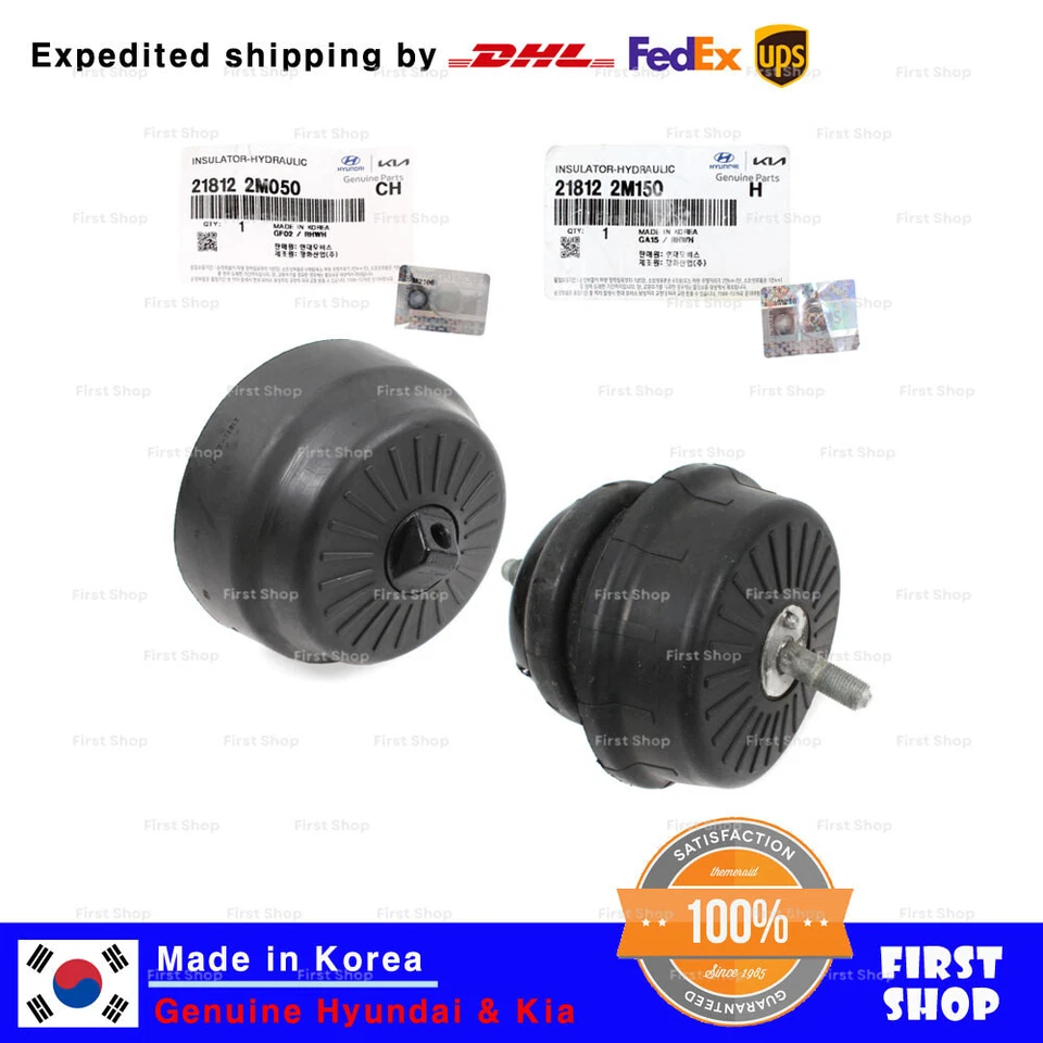 Montaje aislante hidráulico genuino OEM LH RH 2 piezas para Hyundai Genesis Coupe 13-14 Foto 2 de 2