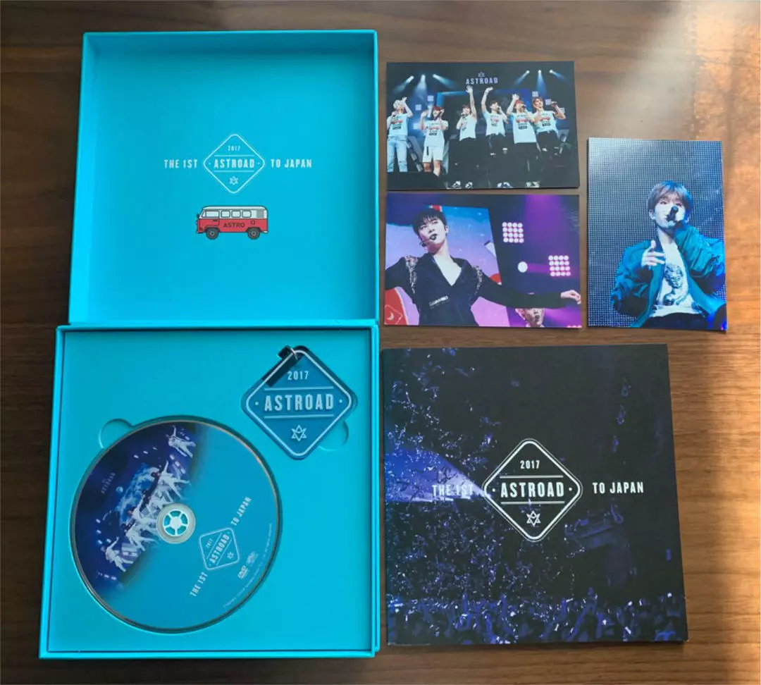 ASTRO ”THE 1st ASTROAD TO JAPAN 2017 DVD” FC Limited Edition With benefits  Used