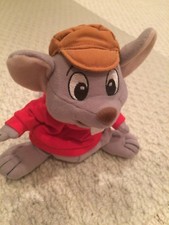 Disney Store Bernard from Rescuers Beanbag Plush RARE