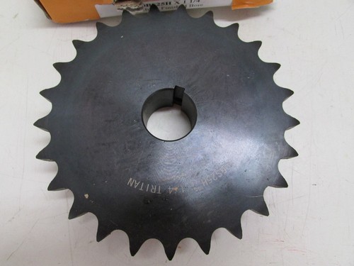 New. TRITAN Sprocket:60, For 3/4 in Chain Pitch,1 1/4 in Bore Dia,25 Teeth,5.984 - Picture 2 of 4