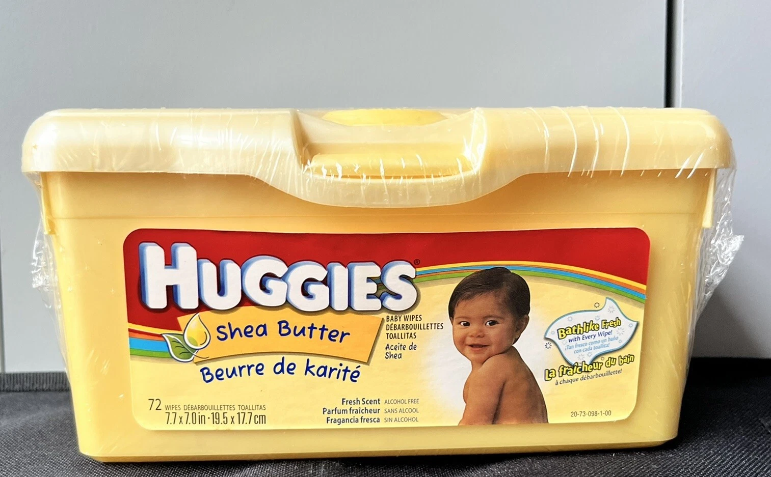 2004 Huggies Baby Wipes Pop Up Yellow Container SEALED Shea Butter 72 Ct New
Opens in a new window o