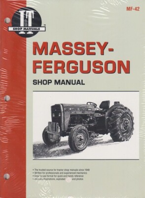 Manuel De Réparation I&T Pour Massey Ferguson MF230 à MF250 - Neuf, édition Anglaise