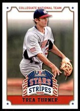 2015 Panini Stars & Stripes USA Baseball Trea Turner Collegiate National #93