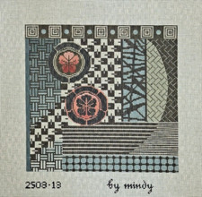 Asian 2508-13 By Mindy 13ct Mesh Handpainted Needlepoint Canvas 11x12