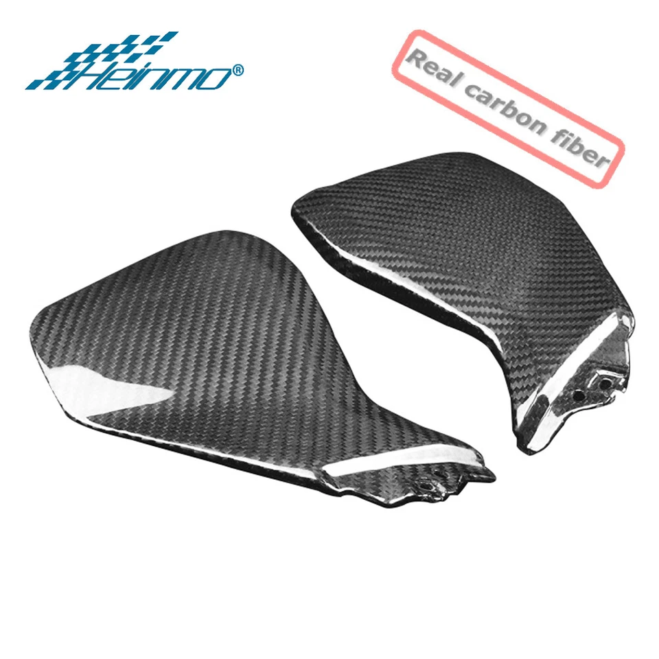 Protector de admisión de aire lateral tanque 100 % fibra de carbono real para MT-09 FZ09 2014-2020 Foto 2 de 4