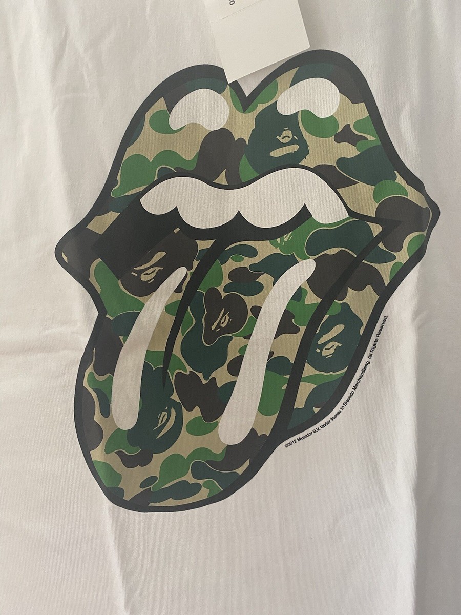 bape x rolling stones Tee | eBay