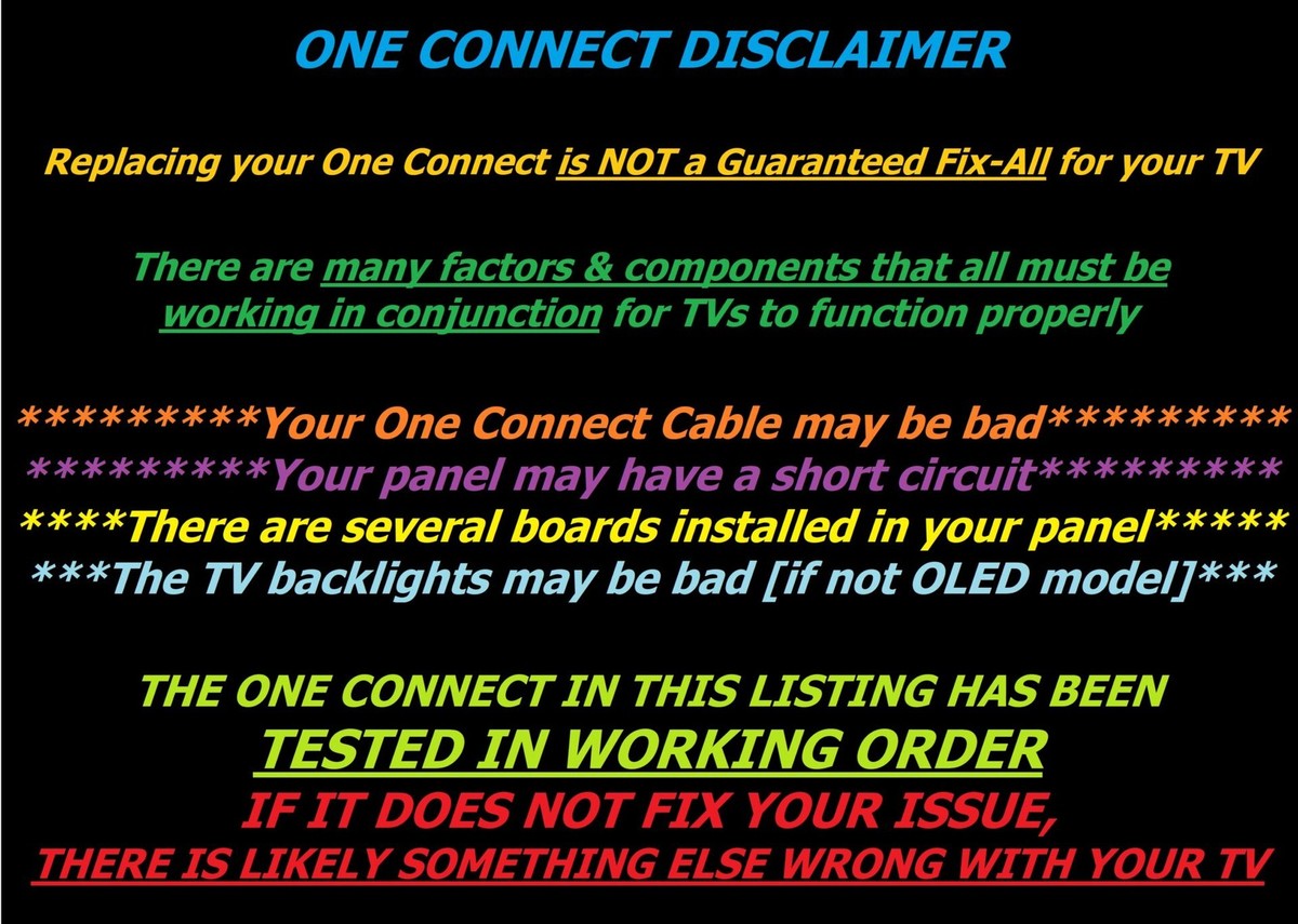 Samsung QN55LS03BAFXZA One Connect BN96-54788J | TESTED | NO CORDS