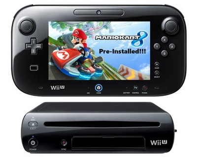 Nintendo Wii U 32GB Mario Kart 8 Pre-installed PLEASE READ