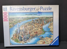 Ravensburger Manhattan Map 1000 Piece Jigsaw Puzzle SEALED 2014 Softclick