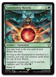 Summoning Materia #72 (R) Commander: Final Fantasy