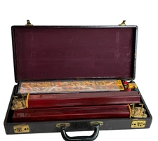 1940s Butterscotch Bakelite Mahjong Mah Jongg Set MET Games NY 148 Tiles