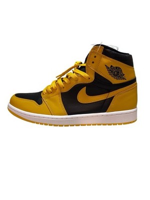 Nike Air Jordan 1 Retro High OG Pollen 555088-701 Yellow/Black High Top Men