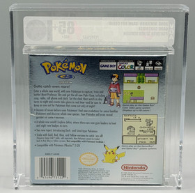 Pokemon Silver Version Nintendo Game Boy Color Sealed New VGA 85+ NOT PSA WATA