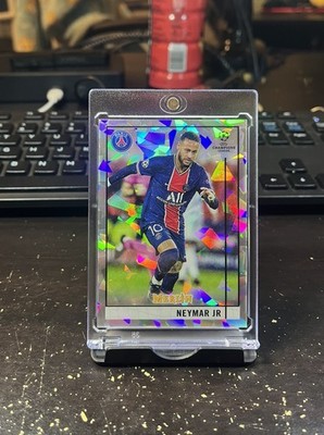 2020-2021 Topps Merlin Chrome - Cracked Ice /250! -- Neymar Jr #58