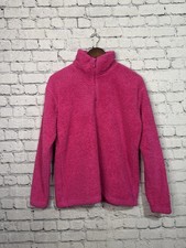 Eddie Bauer Women's Pink Fleece Jacket Medium