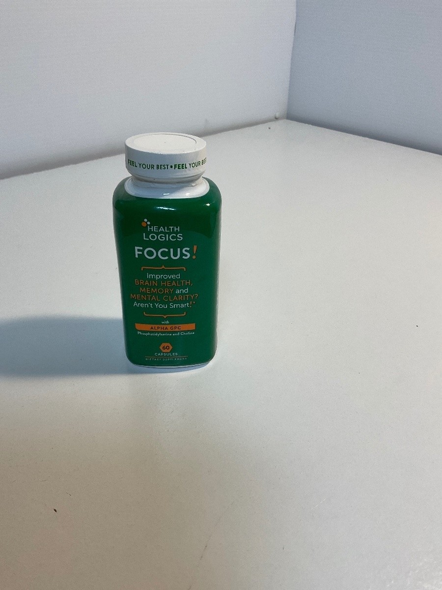 Health Logics FOCUS! Brain Health Cognitive Support Supplement 60 Caps New