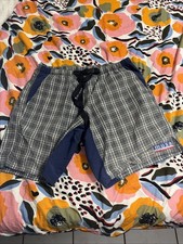 MUSA Men Shorts Plaid Sz L Reflective Price Is For 1each Used/no Rips No Returns