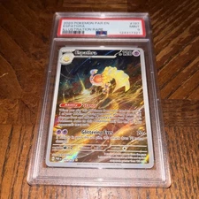 Pokémon TCG Espathra Rare Illustration Card 197/182 Sv04: Paradox Rift PSA 9
