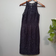 J. Crew Elegant Navy Blue Pamela Leaver Lace Dress. Women’s size 00