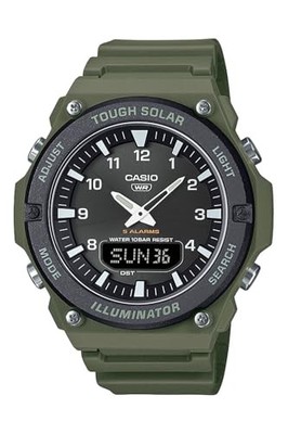 Casio Uhr Casio Collection Tough Solar AQ-S820W-3BJF Herren Khaki