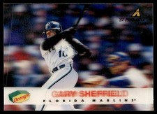 1997 Pinnacle Denny's Holograms Gary Sheffield Florida Marlins #21