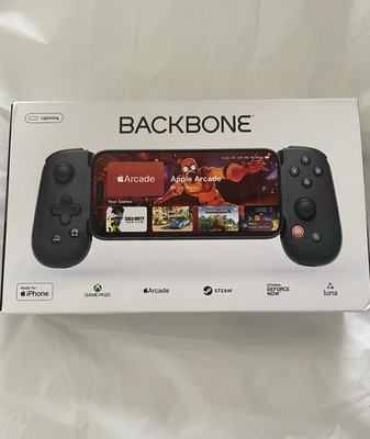 Backbone One Black Lightning Controller for iPhone, Apple Arcade, Game Pass