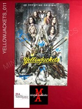 Yellowjackets cast signed 11x17 photo Christina Ricci Desjardins Savoy Brown +2