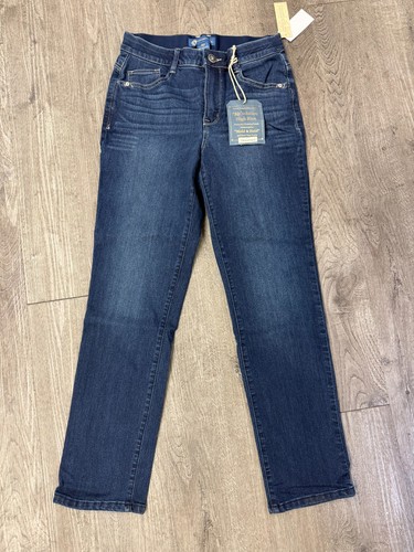 Inseam 28" Democracy"Ab" solution High Rise Luxe Touch Stretch Straight Petite