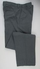 LANDS END Gray School Uniform Plain Front Dress Pants Boys 18 GC