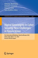 Digital Sovereignty In Cyber Security: New Challenges In Future Vision Sara Math