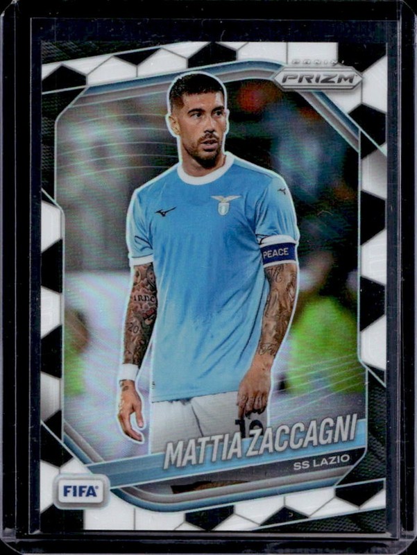 2025-26 Panini Prizm FIFA Mattia Zaccagni Soccer Ball Prizm #120 Lazio