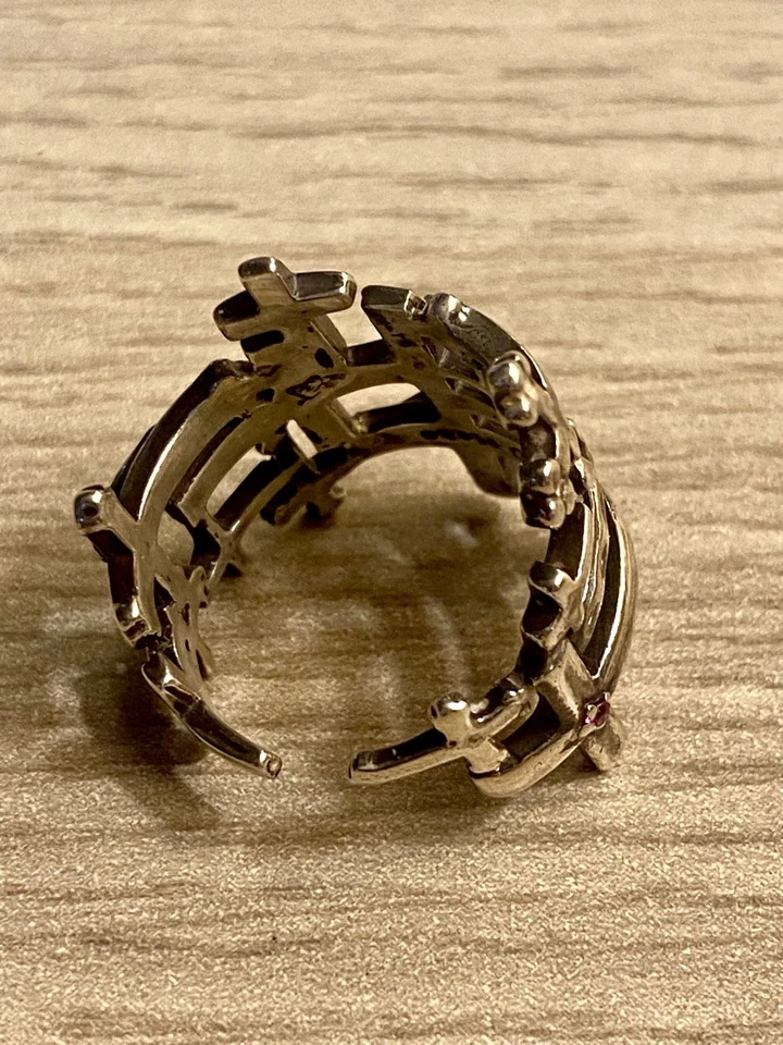 Amazing Silver & Ruby Stone Ring 925 Sterling Silver Handmade Jewelry - Image 2 of 4