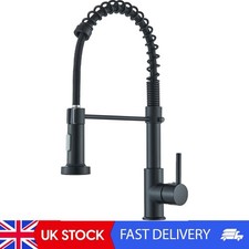 Black Kitchen Tap Spring Kitchen Sink Mixer Taps