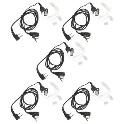 5x Headset Ohrhörer PPT Schallschlauch für Alan Midland GXT-650 Funkgerät