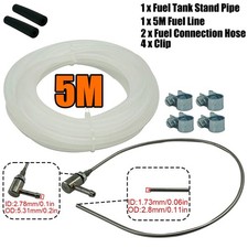Car Heater Gas Tank Fuel Pipe Hose Tube Line W4 Clamps Fits Webasto Eberspacher