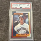 1989 Topps Major League DEBUT Ken Griffey JR PSA 9 1990 Seattle Mairners HOF