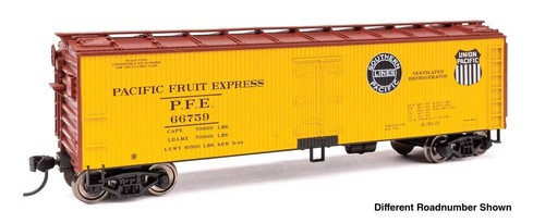 Walthers 910-41323 HO P.F.E. Refrigerador de madera 40' con extremos de acero listo para funcionar #66759 | Zustand: New