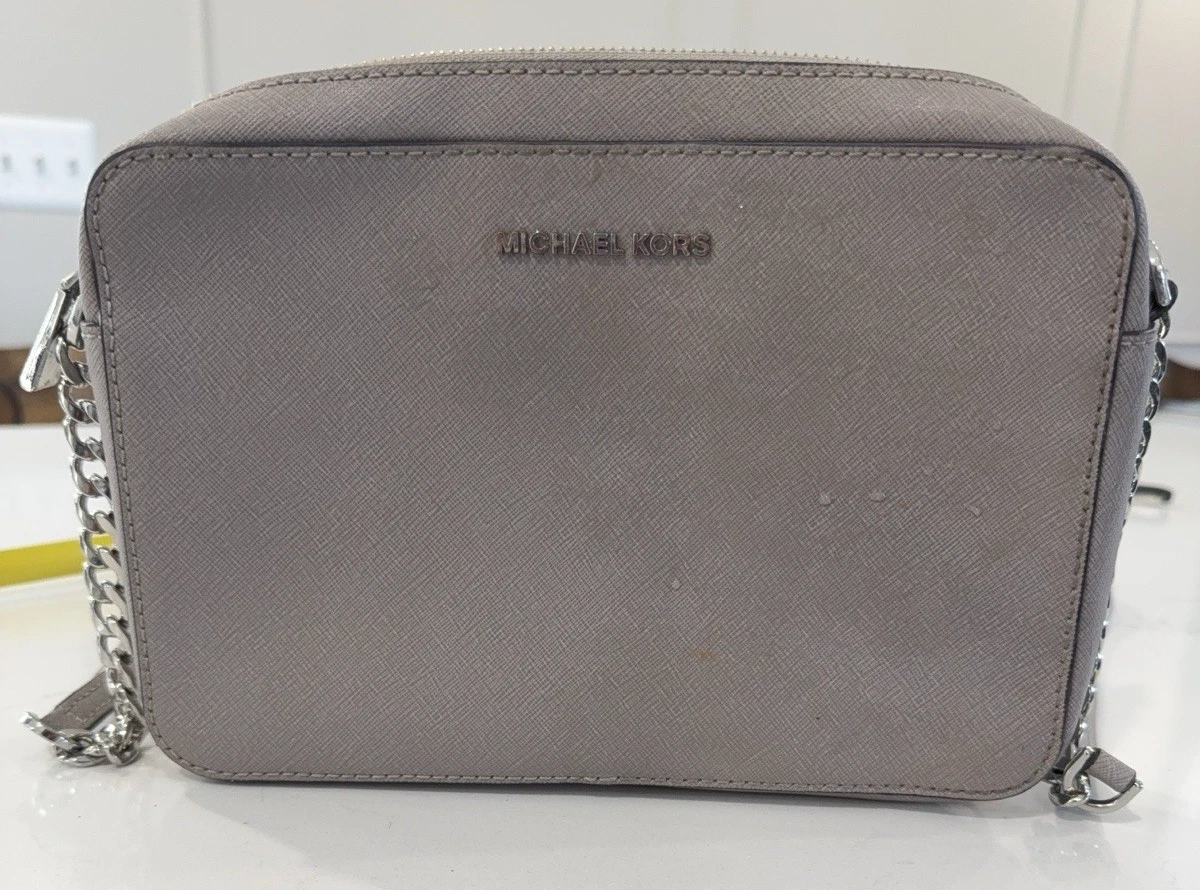 Authentic Michael Kors Purse #085NC Jet Set Item XS Studded Backpack in gray Michael Kors Jet Set Backpack Large Bags & Handbags for  main image 4
