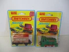 Matchbox Lesney Superfast SF24 Shunter & SF25 Flat Car Container, carded