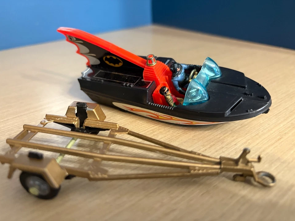 Corgi 107 1966 de colección bote de murciélago y remolque con caja Foto 2 de 4