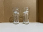 (2) 6 Inch Vintage Enjoy Coca-Cola/Enjoy Coke Clear 16 oz. Glasses.