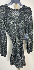 Simply Vera Vera Want Dress With Belt- Green- Size L