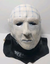 Vintage Hellraiser Pinhead Cinema Secrets Mask Made in USA Full Head and Neck