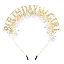Birthday Girl Headband - Birthday Crown for Women Girls Glitter Tiara Birth...