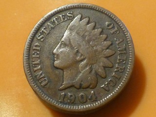 ETATS UNIS ONE CENT 1904 RECHERCHEE & QUALITE TB /TB !