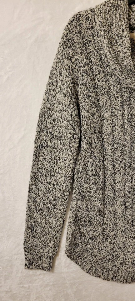 Женщин капот шеи свитер размер большой RD стиль черный белый пуловер длинным рукавом  - Изображение 3 из 4