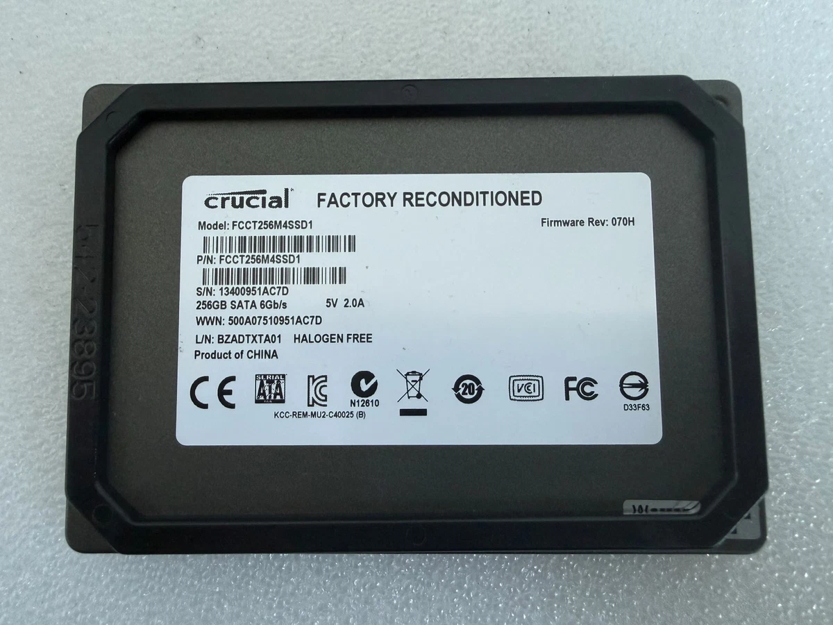 Crucial 256 GB Solid State Drives for sale | eBay