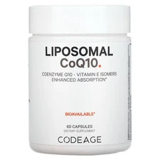 2 X Codeage, Liposomal CoQ10, 60 Capsules