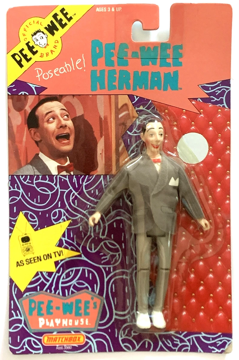 TV Character/Cartoon Pee-wee Herman Plastic Action Figures for
